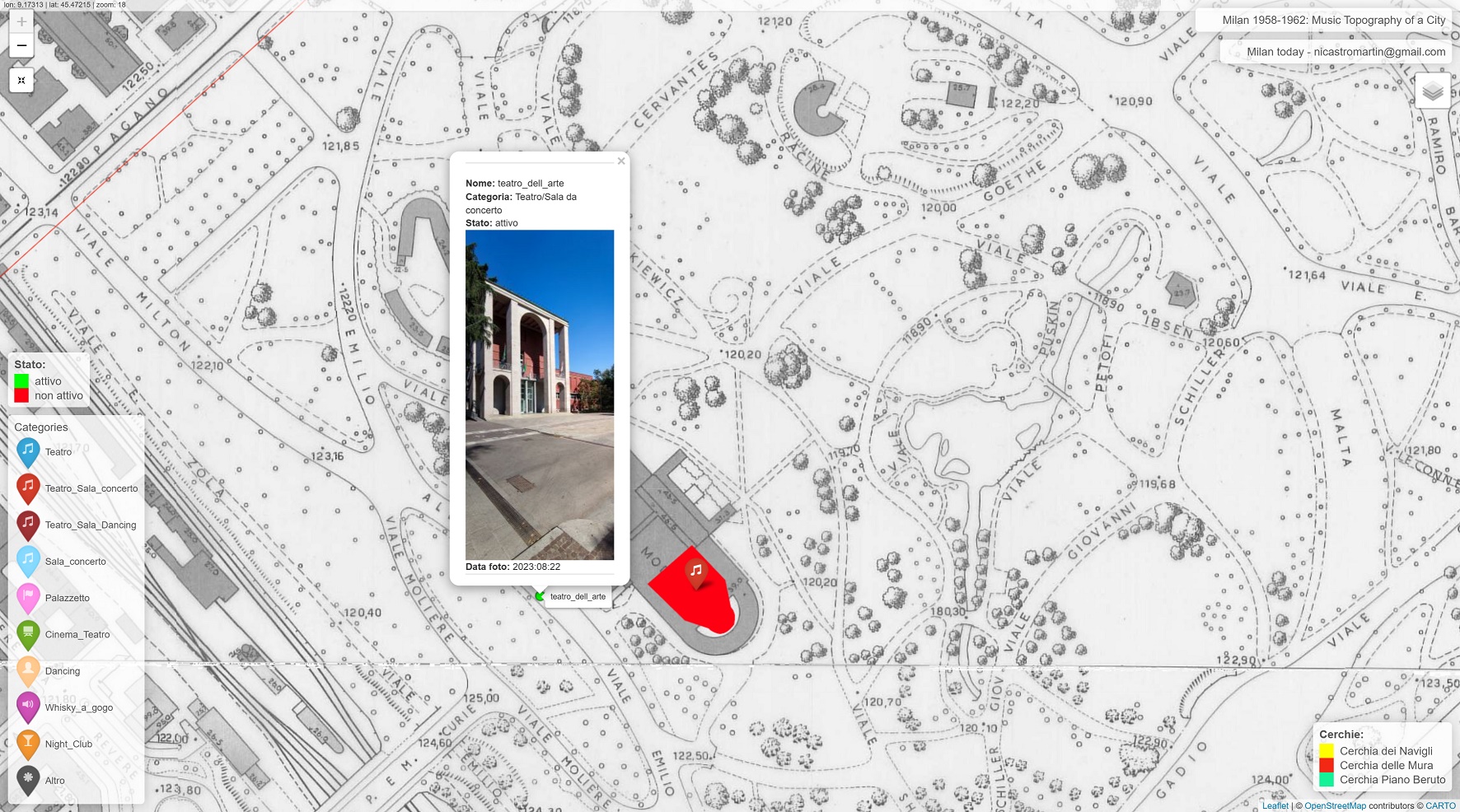 Preview of the Milan Today Map